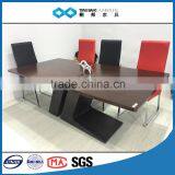 TB 2m Latest Table TL Shape Wooden Dining Table thumbnail-1