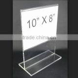 10'' * 8'' Custom Acrylic Restaurant Menu Holders for Table Wholesale