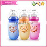 Handled Borosilicate Nursing Temperature Sense Glass Baby Bottle thumbnail-1