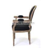 Furniture Wooden Antique Leisure High Dinner Classic Living Chair thumbnail-3