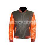 Wool/leather Varsity Jacket Letterman