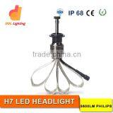 2016 LED Car Headlight H7 24W LED Headlight Bulbs H4 H11 H1 Motorcycle Headlight