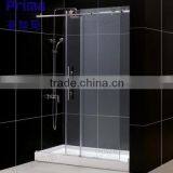 Modern Glass Shower Enclosure Design With Stainless Steel Handle With Glass Sliding Door thumbnail-1
