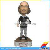 Famous people resin bobbing head shakespeare bobble head