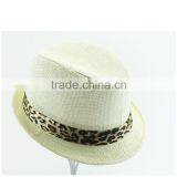 Colourful Feather Fedora Cap Handmade Flower Straw Hats Ventilate Top Quality thumbnail-4