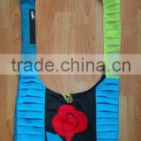 Cotton shoulder bag