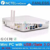 8G RAM 64G SSD 1TB HDD Fanless Mini Desktop PC Computer HTPC Intel Celeron 1037U Dual Core Ultra Thin Aluminium PC Computer thumbnail-3