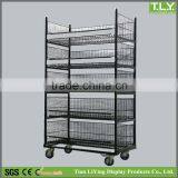 SSW-CM-601 Custom Iron Supermarket Basket Shelf / Iron Store Basket Shelf Manufacturer thumbnail-2