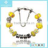 Fashion Colored Man-made Orange Bead Alloy Accessories Bracelet Jewelry Made In China Wholesale thumbnail-3