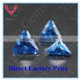 Blue Brilliant AAA Synthetic Spinel Gems 120# Triangle With Corner 8X8mm thumbnail-2