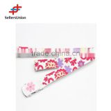 No.1 yiwu commission agent Kawaii Flower Pattern Plain Webbing Waistband febric Belt for Lady and Girls