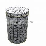 Round Coffee Tin Can