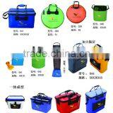 EVA/PVC Fishing Tackle Hot Sale Inclined Back Fish Protection Bag Folding Water Tank