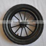 Super Quality 12"x2"pneumatic Inflatable Small Rubber Wheel thumbnail-1