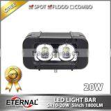 5in 20W Single Row High Power ATV UTV 4x4 Powersports Heavy Duty Vehicles Farm Agriculture Equipments Led Light Bar thumbnail-2
