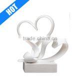 Heart Shaped Ceramic Color Glazed Cake Toppers Love thumbnail-1