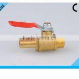 Brass Gas Ball Valve With Male Thread to Hose Barb