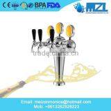 Silver Colour Flower Beer Tower With Ice Tube in USA thumbnail-4