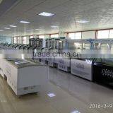 2016 High Quality Commercial Glass Top 568L/618L/818L Meat Freezer Seafood Display Freezer for Supermarket Fish Display Cabinet thumbnail-5