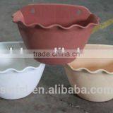 Decorative Plastic Ceramic Hanging Flower Pots thumbnail-2