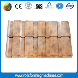 Glazed Tile Roofing Sheet Panel Roll Forming Machine/ Construction Used Color Steel Making Machine thumbnail-2