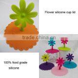 Hot Sales ! Newest Colorful Creative Custom Silicone Rubber Coffee Cup Lid thumbnail-1