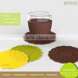 Dinkware Producer Heat Resistant Coffee Mug With Silicon Saucer thumbnail-1