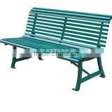Square Tube Outdoor Metal Bench thumbnail-3