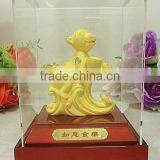 Year 2016 New Design Gold Monkey Statues thumbnail-1