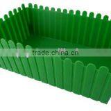 Green Plastic Picket Fence thumbnail-1