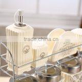 Kitchenware Food Storage Ceramic Canister Set With Metal Stand thumbnail-4