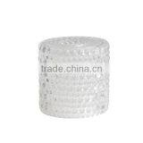 Imitate Glass Bath Accessories Set Transparent Resin Round Tissue Box Cover thumbnail-1