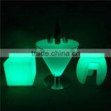 Newly Solar Powered System Lighting Colorful Plastic LED Stool With 16 Colors Change by Remote Control thumbnail-5