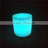 Commercial Furniture Wholesale LED Bar Furniture D42*H42cm Round Bar Stools With 16 Colours Changing thumbnail-1