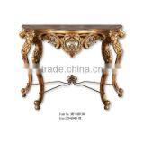 French Style Green Marble Console Tables For Sale thumbnail-5