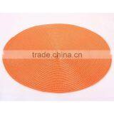 Orange Color Eco Placemats/round pp Placemats/tablemats