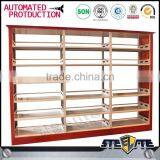 Factory Best Price Library Furniture Metal Book Shelf /wooden Book Shelf in Bookcase thumbnail-5