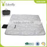 Durable in Use Plaid Printed Waterproof Beach Blanket thumbnail-4