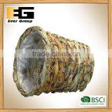 Eco-friendly Nature Rattan Garden Planter Flowerpot and Storage Basket thumbnail-4