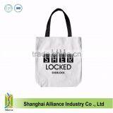 Wholesale Promotional Shopping Reusable Tote Plain White Cotton Bag thumbnail-3