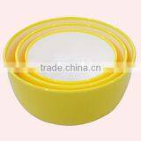 Three Piece Double Color Plastic Salad Bowl Japanese Noodles Bowl thumbnail-2