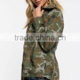 Latest Fashion Girls Classic Camouflage Jacket thumbnail-3
