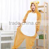 Flannel Cartoon Adult Animal Jumpsuit Animal Pajamas Jumpsuit Bear Wennie Design