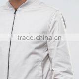 2017 Xinlan High Quality New Design Durable 100% Cotton White Rib Cuffs Running Casual Men Jumper Jacket thumbnail-3