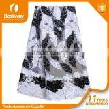 Bestway Hot Selling Beaded Bridal Lace Trimmings For Dress With Pearls FL0192 thumbnail-5
