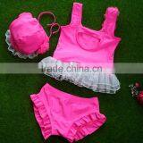 2016 Latest Fashion Dresses Three Piece Swimming Wear Girl Bathing Suit for Summer Girl Swimming Suit thumbnail-3