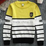 Knitted Sweaters For Babies Striped Sweaters Casual O-neck Sweaters thumbnail-2