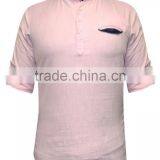 " Light Pink Casual Shirt " thumbnail-6