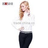 Factory Price Women Shirt With Decorative Border Long Cotton Shirts For Girls thumbnail-3