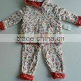 Baby Set Jacket and Trousers Reversable Floral Cotton Outfit thumbnail-1